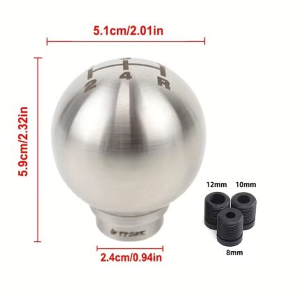 Silver Gear Knob Universal